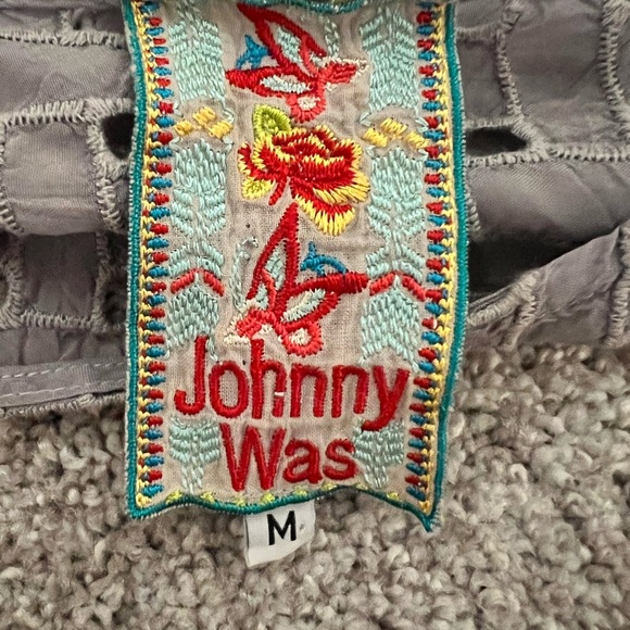 Johnny Was Gray Tunic Sz:M - Picture 7 of 14